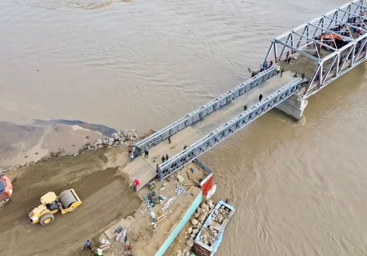 Lalin Jembatan Bailey Bireuen Aceh-Medan Gantian Tiap 1 Jam, Buka-Tutup Hingga September