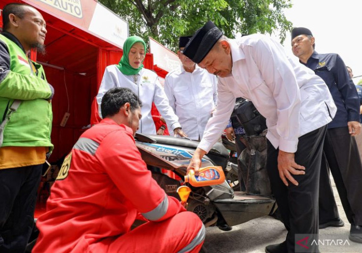 Baznas Beri Layanan Servis dan Ganti Oli Gratis Bagi 5.000 Motor Pemudik