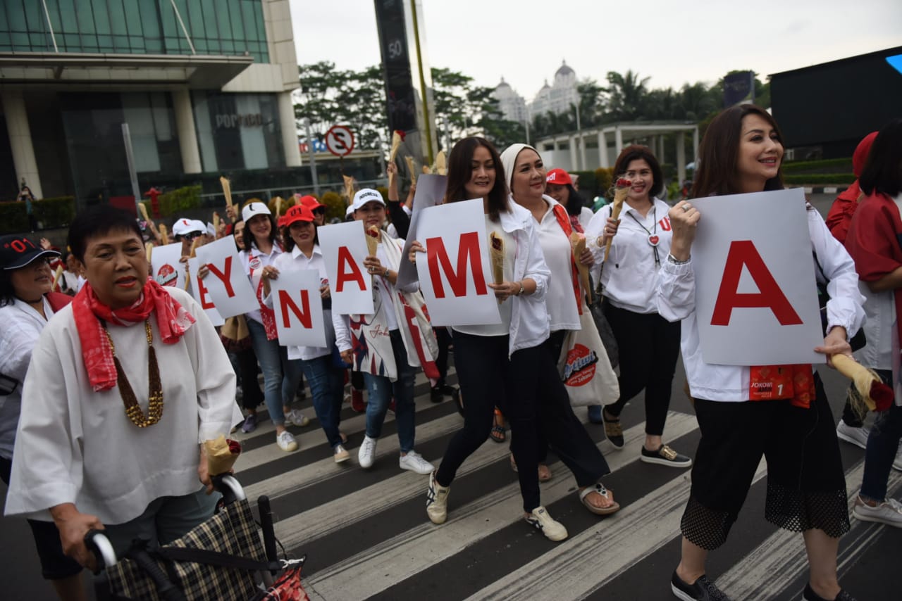 Kampanye damai relawan Pertiwi