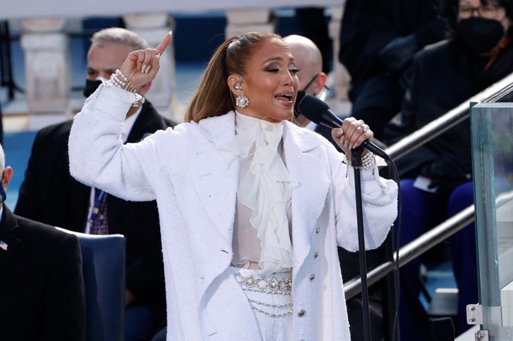 Suara Merdu Lady Gaga di Pelantikan Biden-Harris