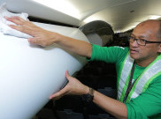 Jajaran Direksi Citilink Gelar Aircraft Cleaning Night di Tiga Kota