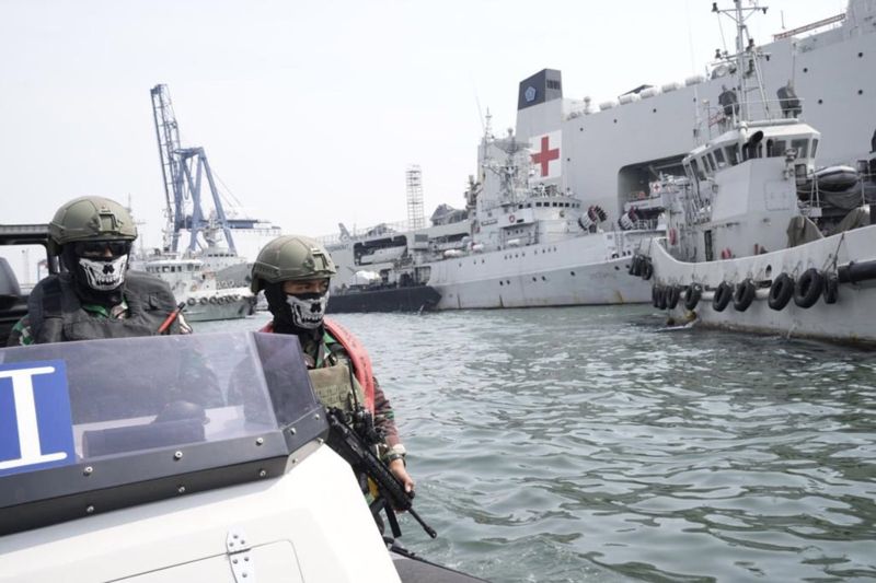 6 KRI, 2 Heli Serang dan Sea Rider Dikerahkan Jaga KTT ASEAN