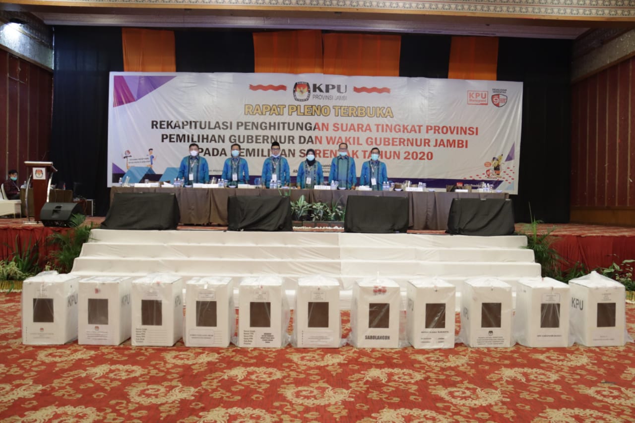 Rapat Pleno KPU Jambi. (Foto: KPU Jambi)