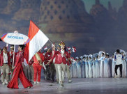 Tampil Keren ala Milenial, Tim Indonesia Jadi Pusat Perhatian di Upacara Pembukaan SEA Games 2021