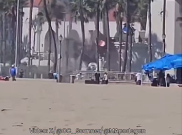 Helikopter Jatuh di Pantai California, 5 Orang Terluka Termasuk Pejalan Kaki