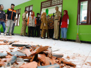 Ganjar Prioritaskan Perbaikan Sekolah di Wonogiri Pasca Gempa