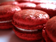 Resep Red Velvet Macaroon, Kue Kering Imut Warna Maroon