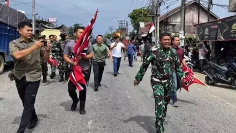 Bubarkan Aksi Massa Pembawa Bendera GAM di Aceh, TNI: Simbol Itu Bertentangan dengan Kedaulatan NKRI