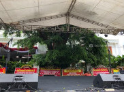  Sederet Karangan Bunga Ucapan Selamat Atas Kemenangan Pilpres Penuhi Rumah Prabowo