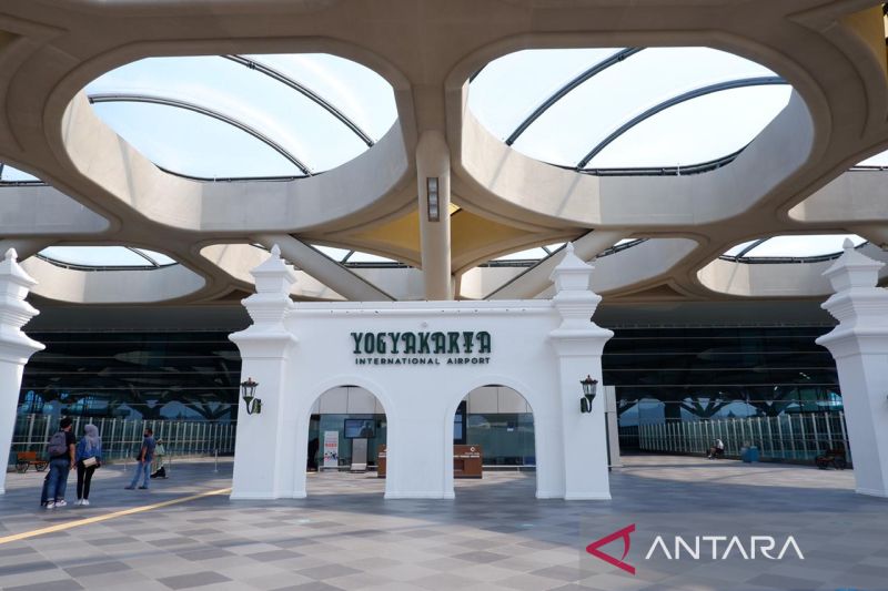 Bandara Internasional Yogyakarta di Kabupaten Kulon Progo. ANTARA/Sutarmi.