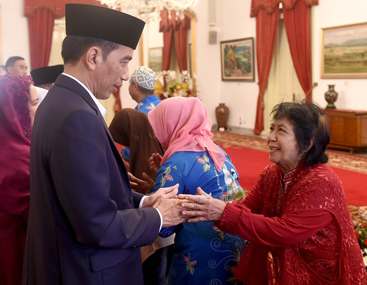Presiden dan Wapres Rayakan Idul Fitri Bersama Masyarakat Di Istana