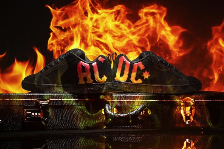 ACDC x DC Shoes. (Foto Hypebeast) 