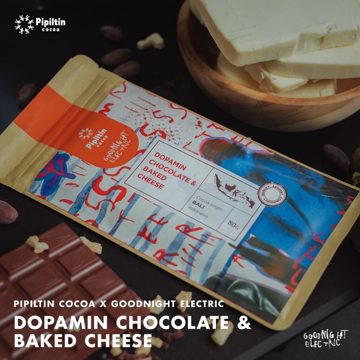 Dopamin Chocolate and Baked Cheese, Kolaborasi Goodnight Electric X Pipiltin Cocoa