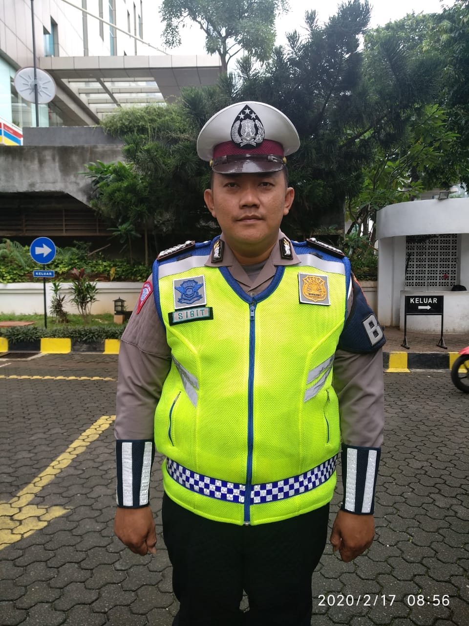 Polantas Polres Metro Jakarta Barat, Bripka Sigit Prabowo