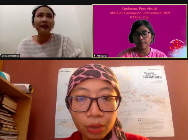4 Tuntutan GERAK Perempuan dalam Aksi Hari Perempuan Internasional 2021