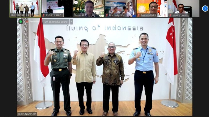 Kemenhan menerima bantuan alat kesehatan untuk membantu penanganan COVID-19 di Indonesia dari Temasek Foundation Singapura. (Foto: MP/Istimewa)