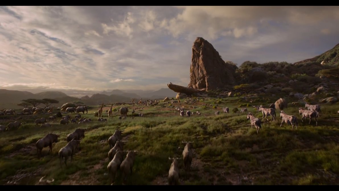 Tempat Simba dikenalkan ke para hewan (Sumber: Youtube)