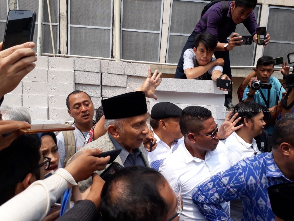 Amien Rais di Polda Metro Jaya