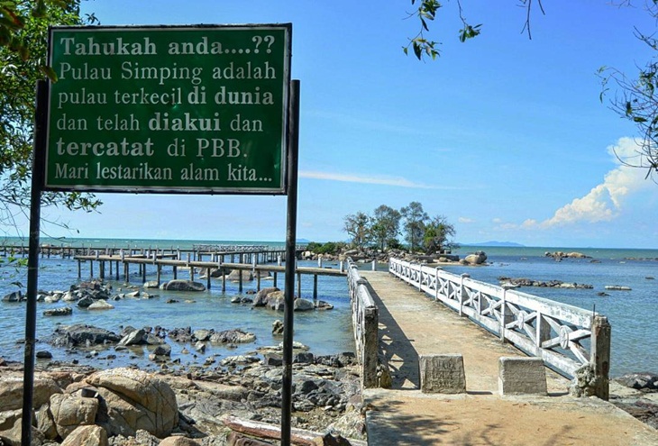 Pulau Simping. (Foto: instagram.com/kizesya)