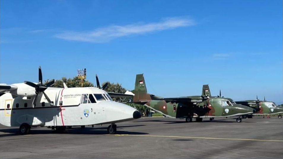 BNPB Perkuat Satgas Udara Karhutla, Lima Pesawat TNI AU Bergerak ke Kalimantan