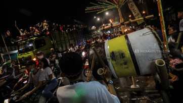 Semarak Malam Takbiran Menyambut Idul Fitri 1440 Hijriah di Tanah Abang