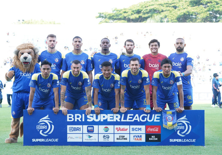 Hasil Arema FC vs Isenmulang Kalteng FC: Singo Edan Pesta Gol 4-0