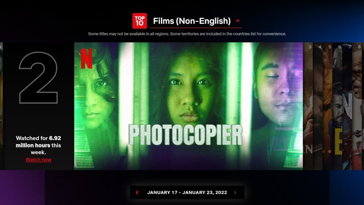 Film 'Penyalin Cahaya' Masuk Netflix Top 10 Global