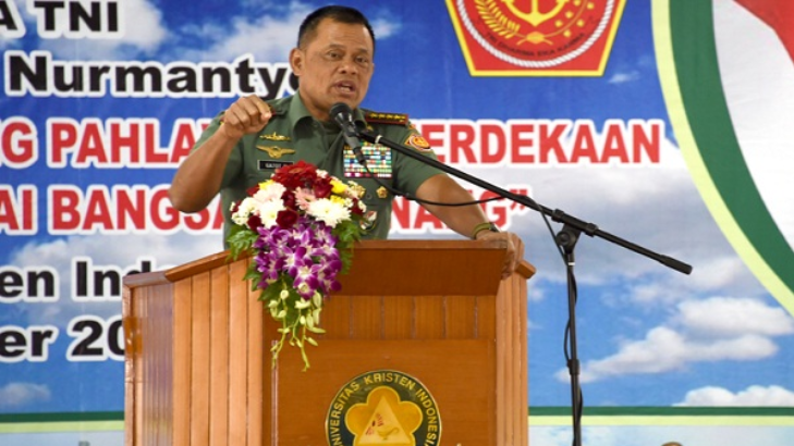 Jenderal Gatot Nurmantyo Didaulat Jadi Warga Kehormatan Korps Brimob