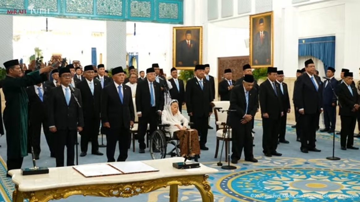 Prabowo Lantik 26 Wantimpres: Pratikno Jadi Ketua, Hatta Rajasa Wakil Ketua