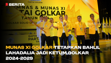 Munas XI Golkar Tetapkan Bahlil Lahadalia sebagai Ketum Golkar 2024-2029