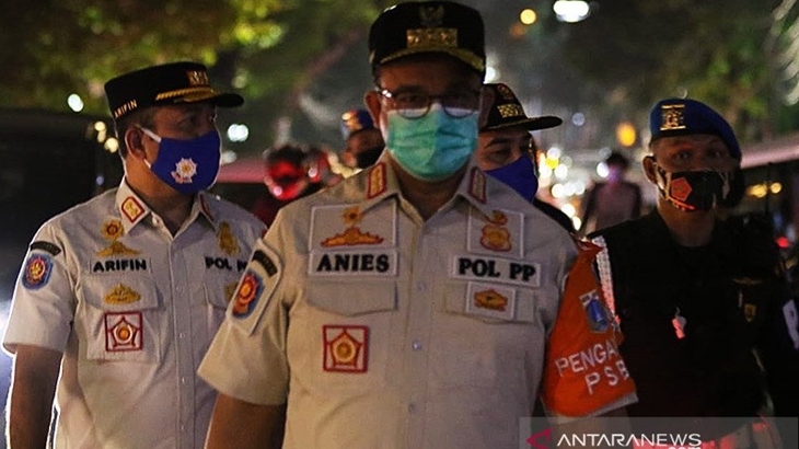 Di Depan Anak Buah Erick Thohir, Anies Klaim Penanganan Corona di DKI Berjalan Baik