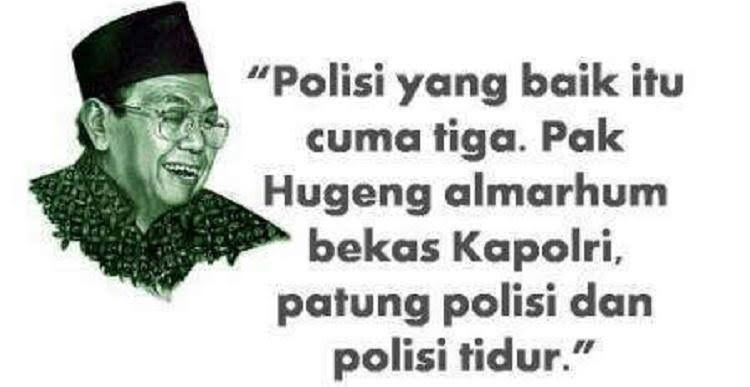 Polisi Didesak Minta Maaf ke Pengunggah Guyonan Humor Gus Dur