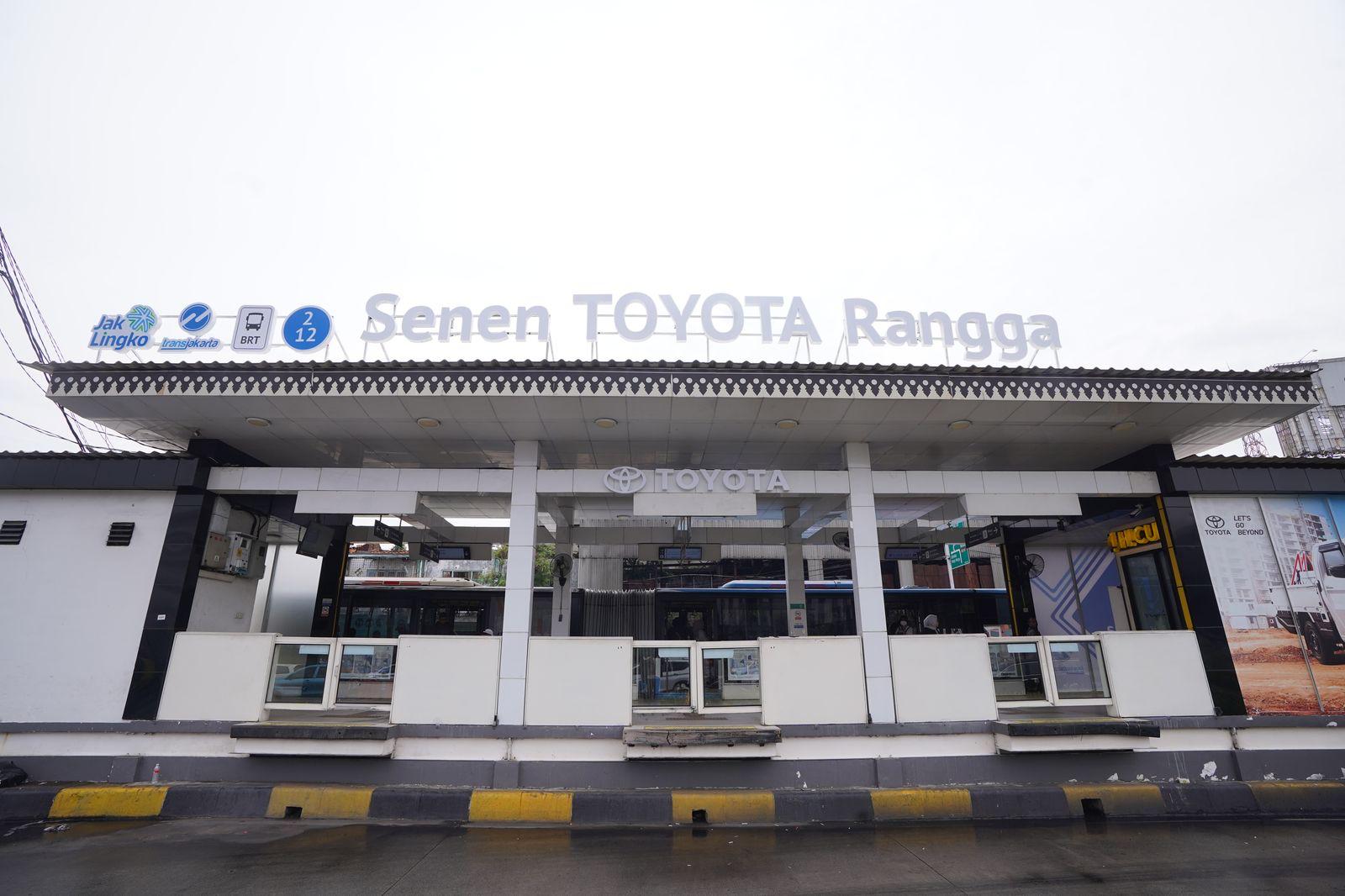 Transjakarta Ubah Nama Halte Pasar Senen Jadi Toyota Rangga, Misi Bangun Ekosistem Transportasi Modern