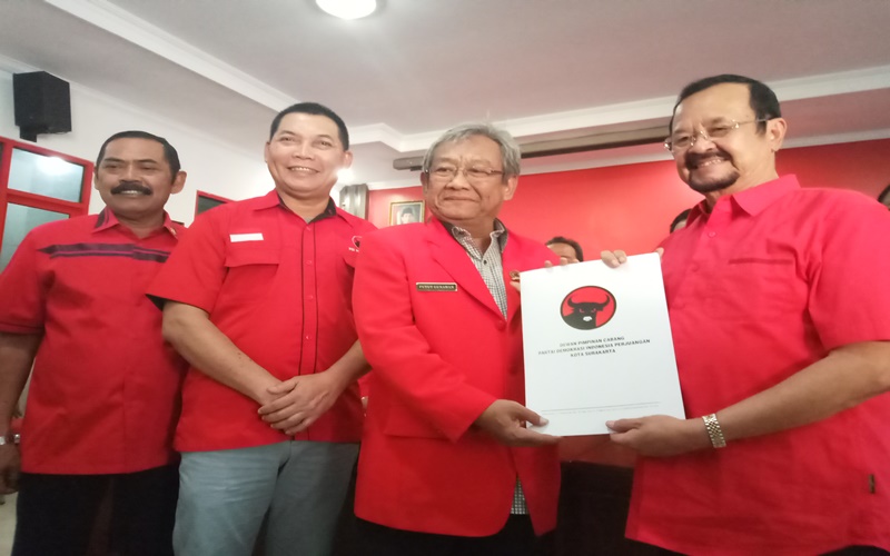 DPC PDIP Solo usung Achmad Purnomo dan Teguh Prakosa dalam Pilwalkot Solo 2020