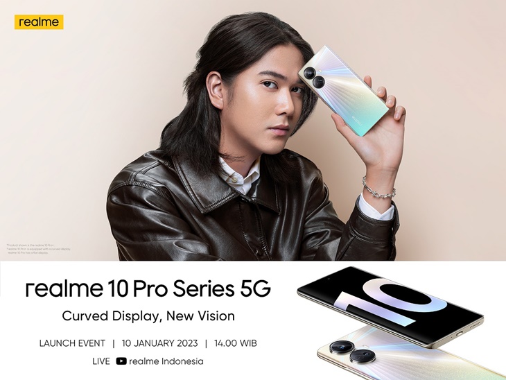 Realme 10 Pro Series 5G Unggulkan Teknologi Layar Lengkung