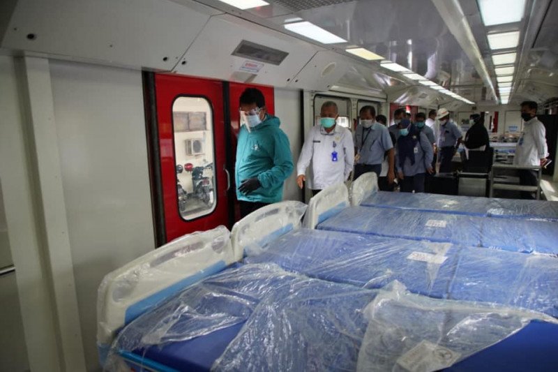 Gerbong Kereta Api Disulap Jadi Tempat Isolasi Mandiri Pasien COVID-19