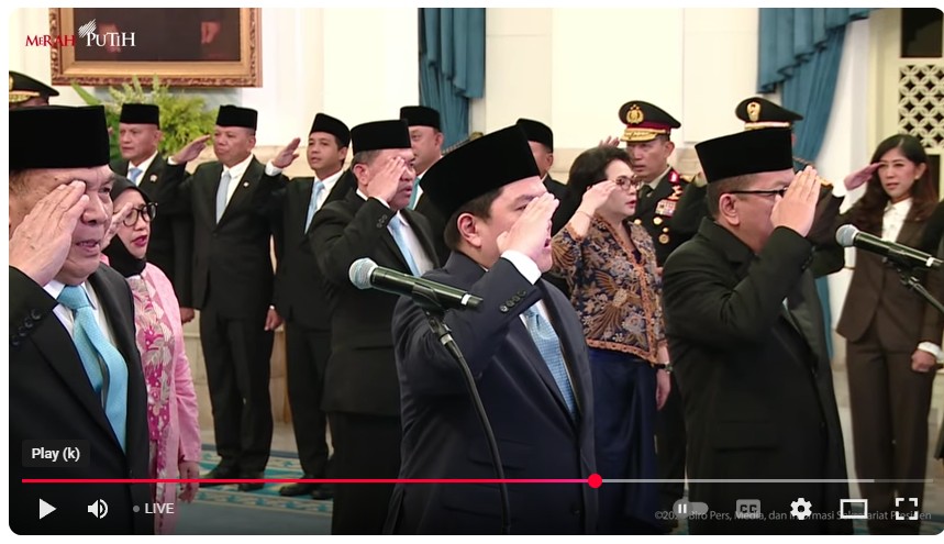 Kata Erick Dicopot Dari BUMN Jadi Menteri Pemuda dan Olah Raga Saat Tiba di Istana