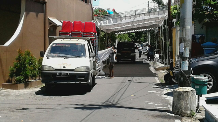 Situasi rumah duka. (MP/Win)
