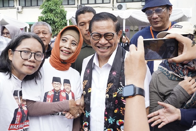 Keluar GOR  Bulungan, Pram-Doel Pede Elektabilitasnya Bakal Langsung Meroket