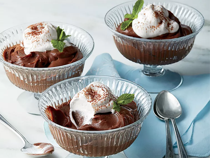 puding cokelat