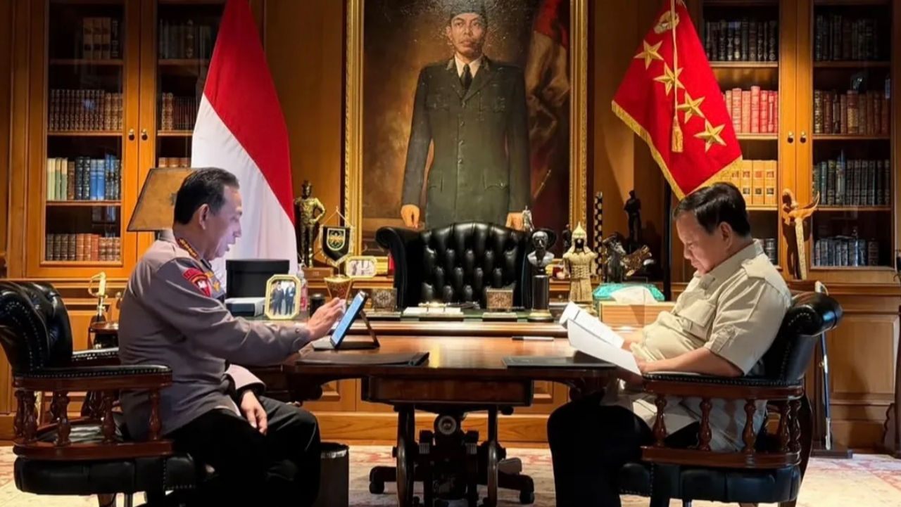 Presiden Prabowo dan Kapolri Bertemu 4 Mata di Hambalang, Bahas MBG hingga Keamanan