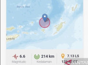 Gempa Magnitudo 6,6 Guncang Tanimbar Maluku, Tidak Berpotensi Tsunami