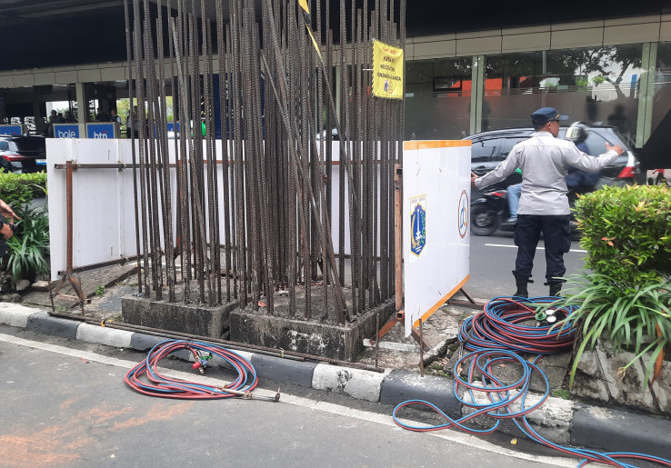 Pembongkaran Tiang Monorel Rasuna Said Ditargetkan Rampung September 2026