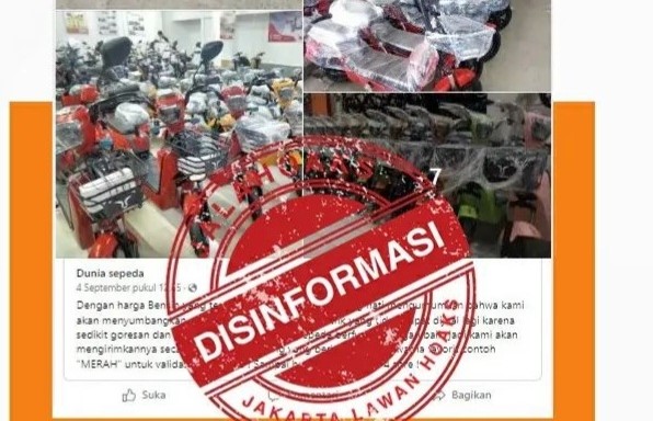 [HOAKS atau FAKTA]: 670 Sepeda Listrik Dibagikan Gratis Karena Kenaikan BBM