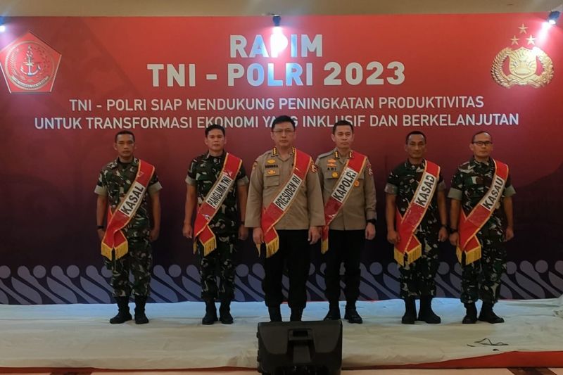 Rapim TNI Polri 2023 Bahas Pengamanan Pemilu