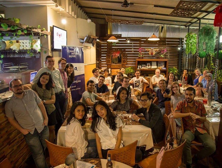 Pengunjung berfoto di Sendok Garpu. (Foto: instagram.com/mutiarazka)