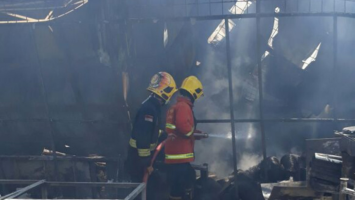 Sebelum Terbakar Saksi Dengar Suara Ledakan dari Gudang Petasan