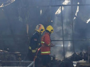 Sebelum Terbakar Saksi Dengar Suara Ledakan dari Gudang Petasan 