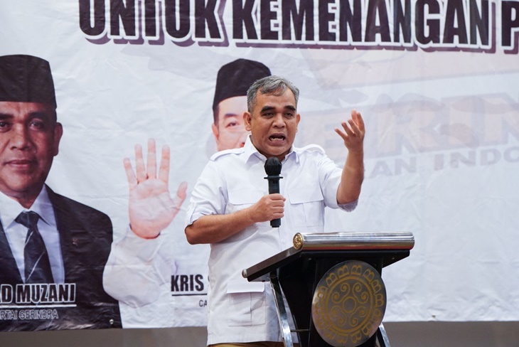 Gerindra Klaim Prabowo-Gibran Menang Satu Putaran untuk Jaga Persatuan