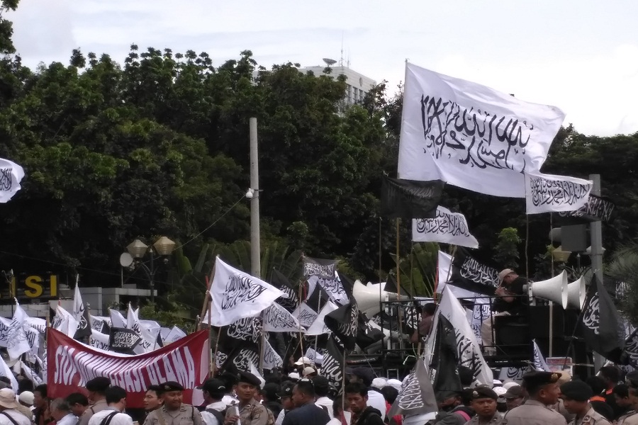 Aksi Bela Ulama dari HTI